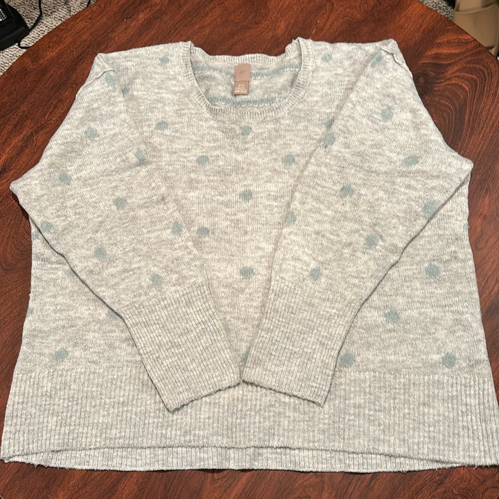 Polka dot sweater